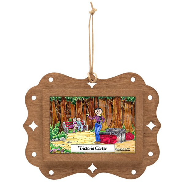 Printed Perfection Personalized Photographer - Female Christmas Bulb